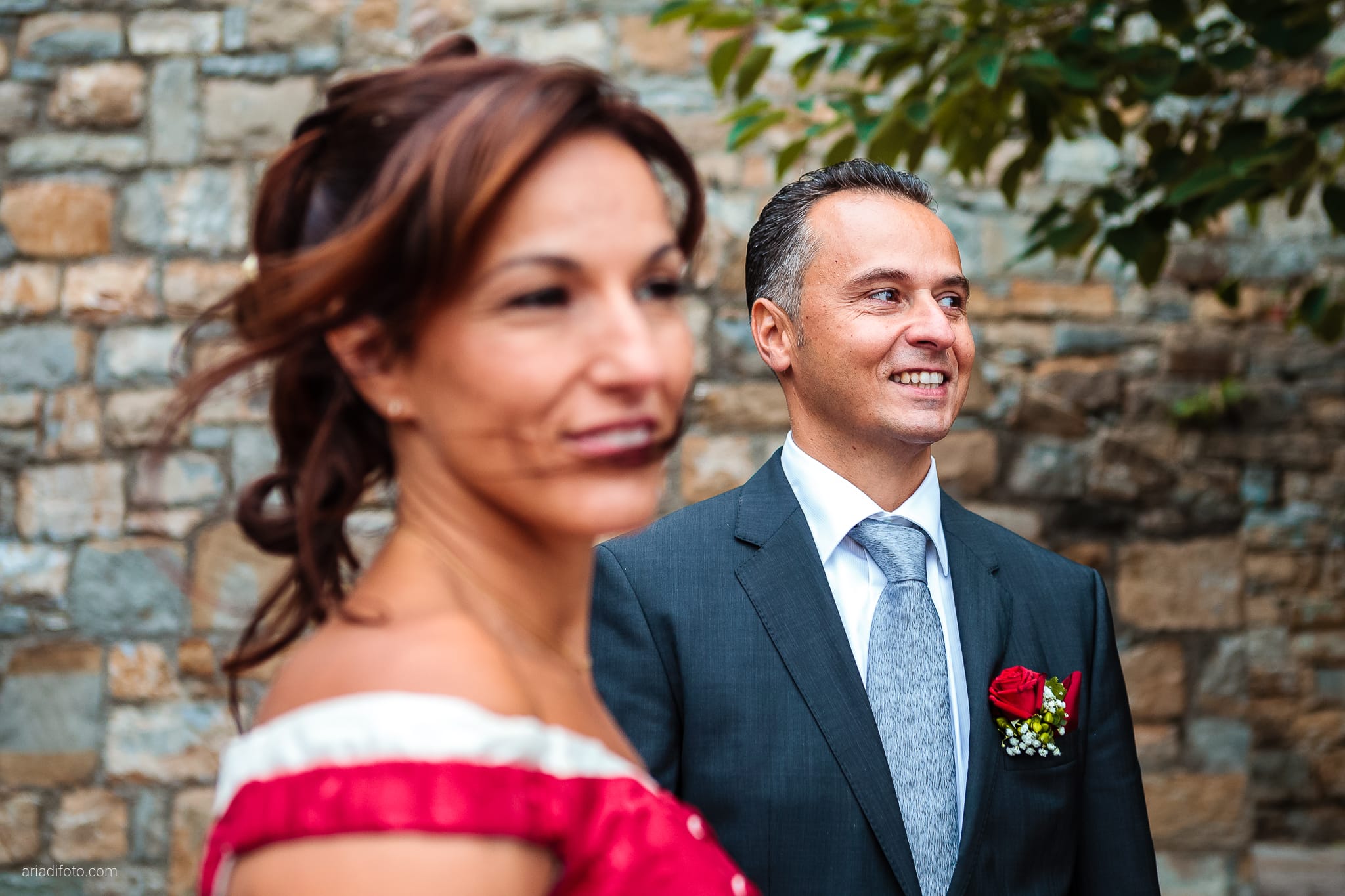 Gabriella Francesco matrimonio Villa Revoltella Castello Muggia Trieste ritratti sposi
