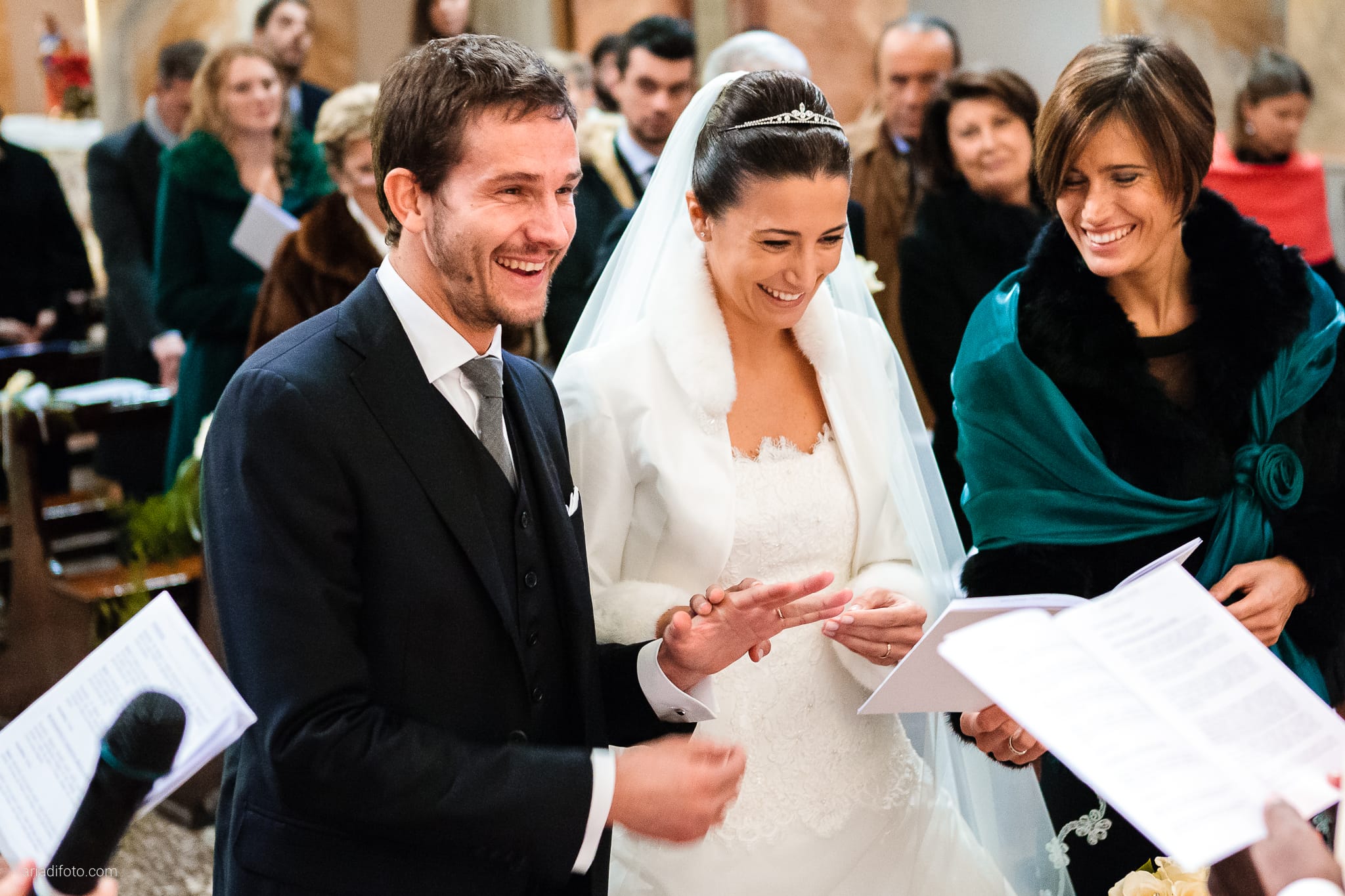 Antonella Andrea matrimonio Paradiso Pocenia Udine cerimonia scambio anelli San Vitale Martire