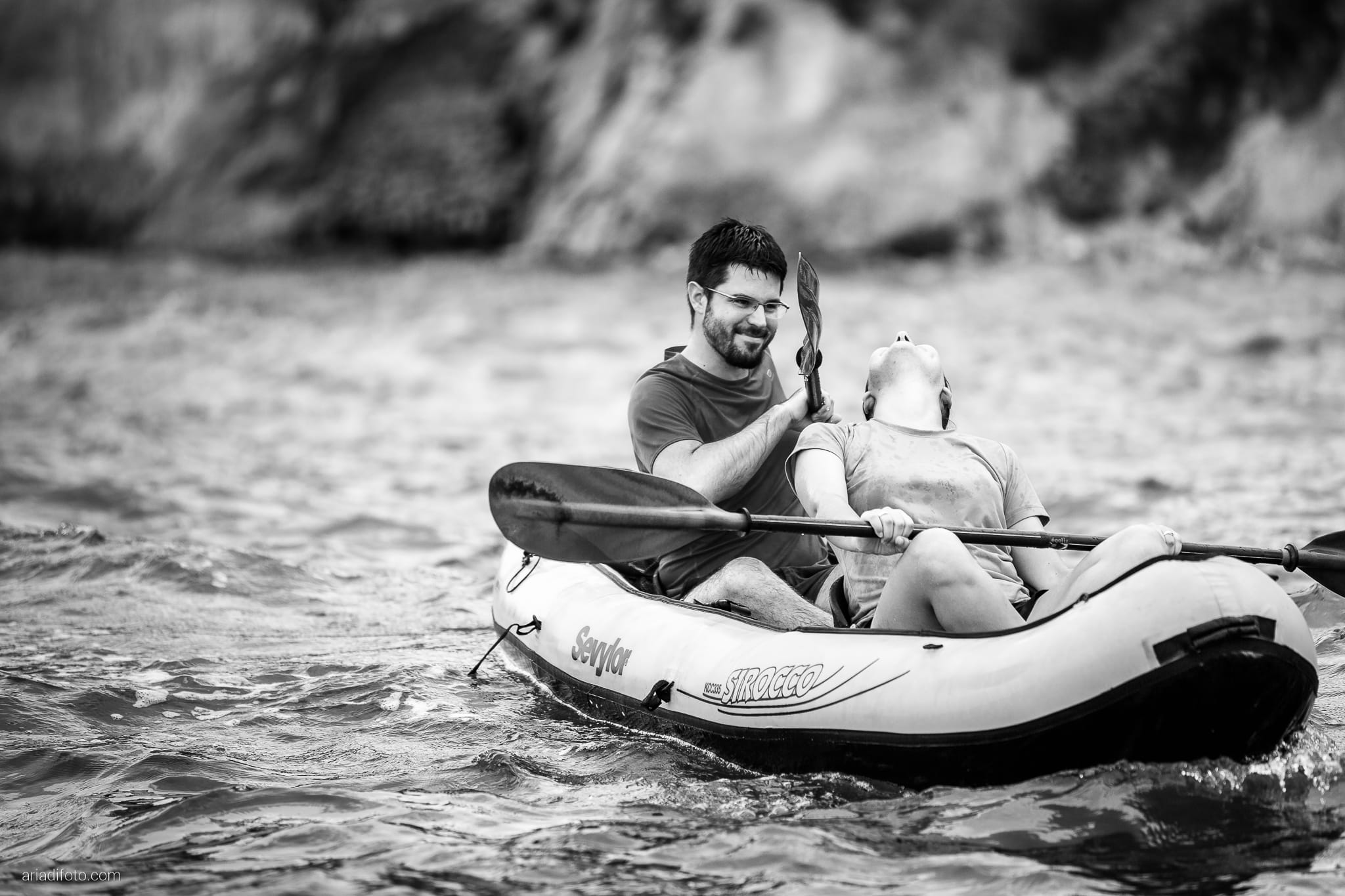 Ester Andrea prematrimoniale foci Timavo Castello Duino Kayak Trieste