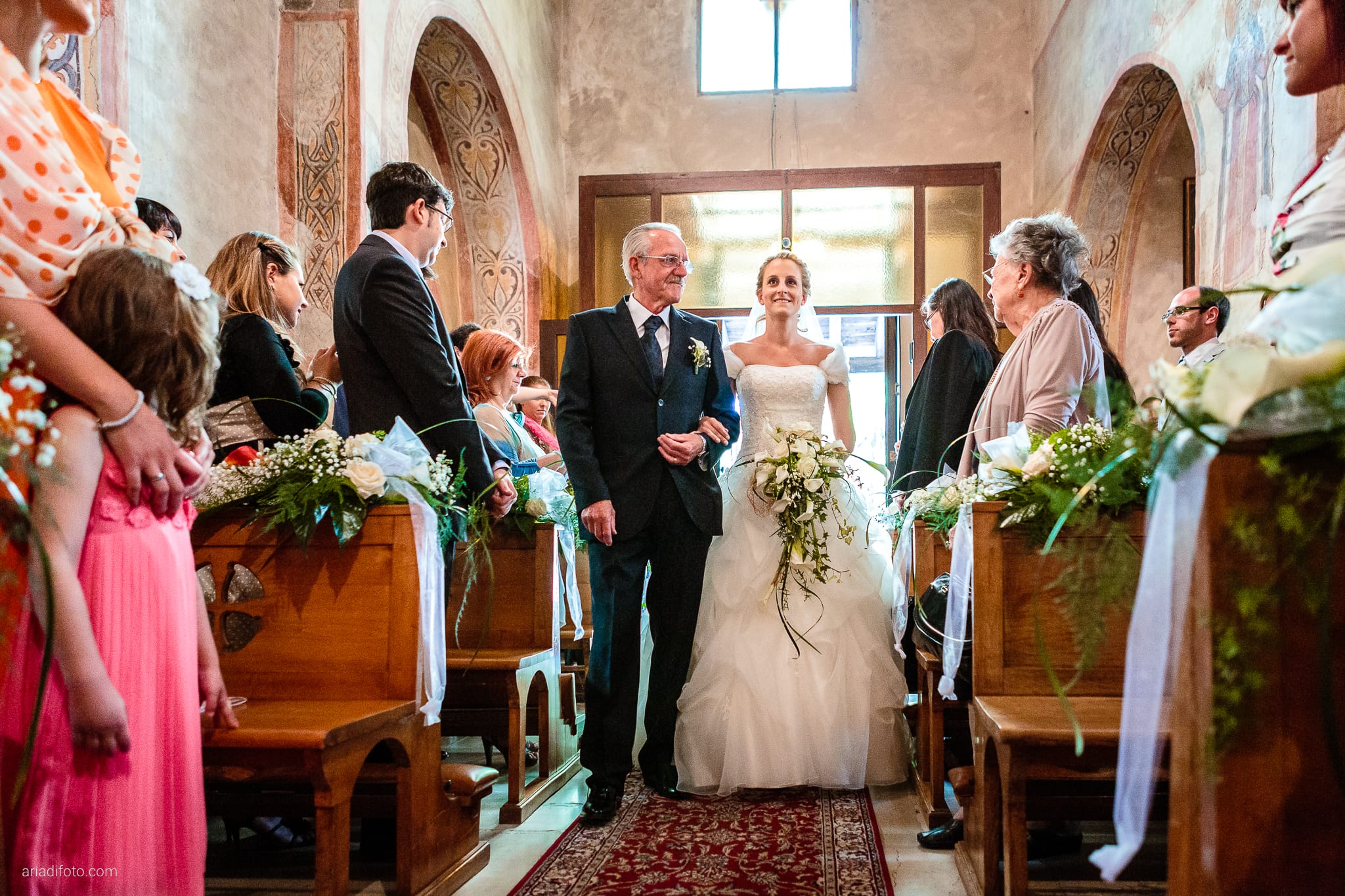 Gaia Riccardo matrimonio Muggia Mulin Koper Slovenia cerimonia ingresso sposa Santa Maria Assunta