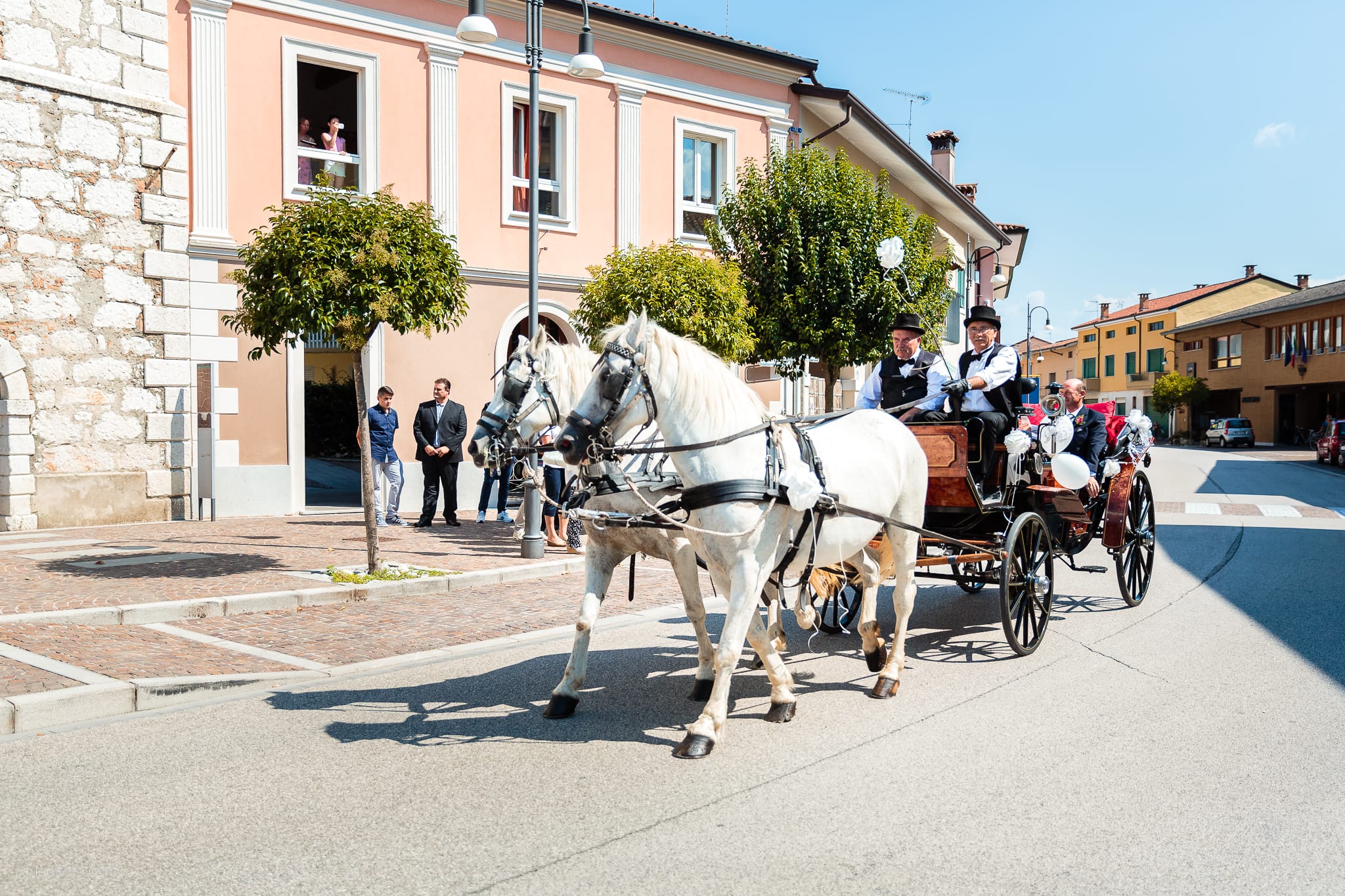 Jessica Aleks Matrimonio Chiesa San Rocco Villesse Villa Attems Cernozza Postcastro Lucinico Gorizia cerimonia carrozza cavalli
