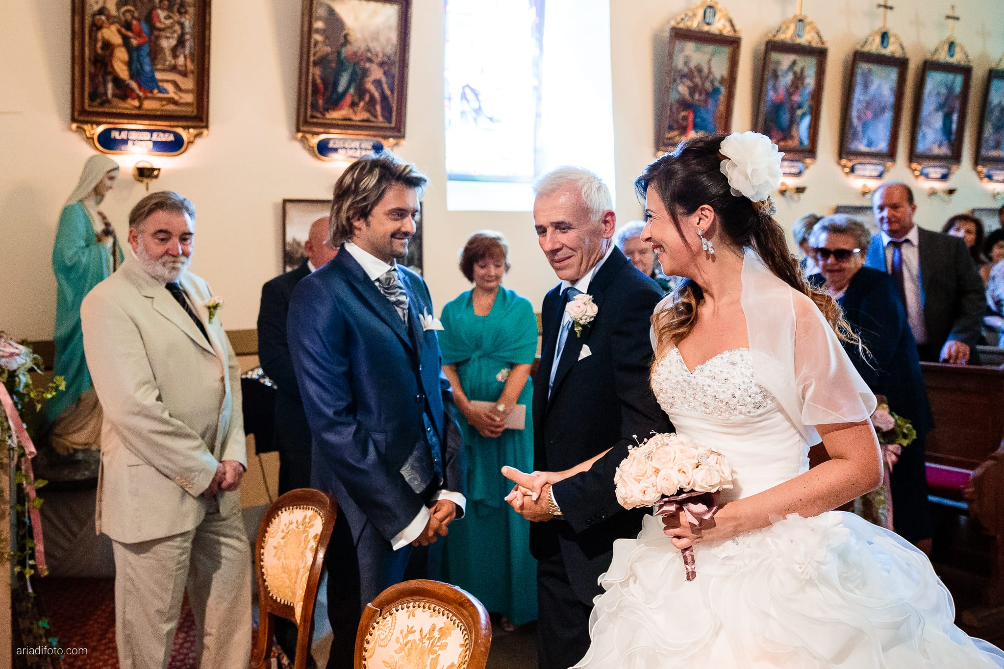 Melania Davide Matrimonio Santuario di Monrupino Tavernetta Castello di Spessa Capriva Gorizia cerimonia ingresso sposa