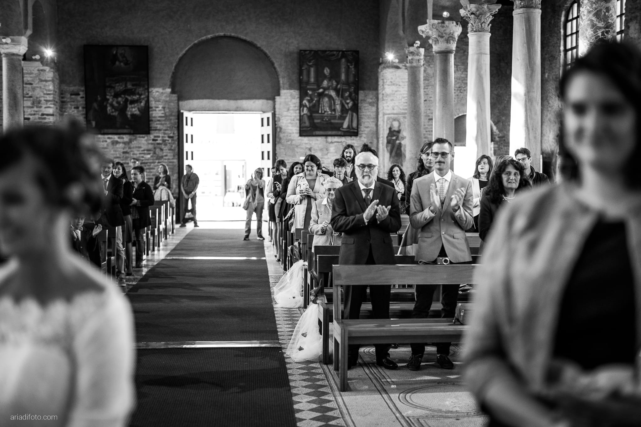 Teresa Andrea Matrimonio Grado Basilica Sant Eufemia Villa Iachia Ruda Udine cerimonia promesse scambio degli anelli