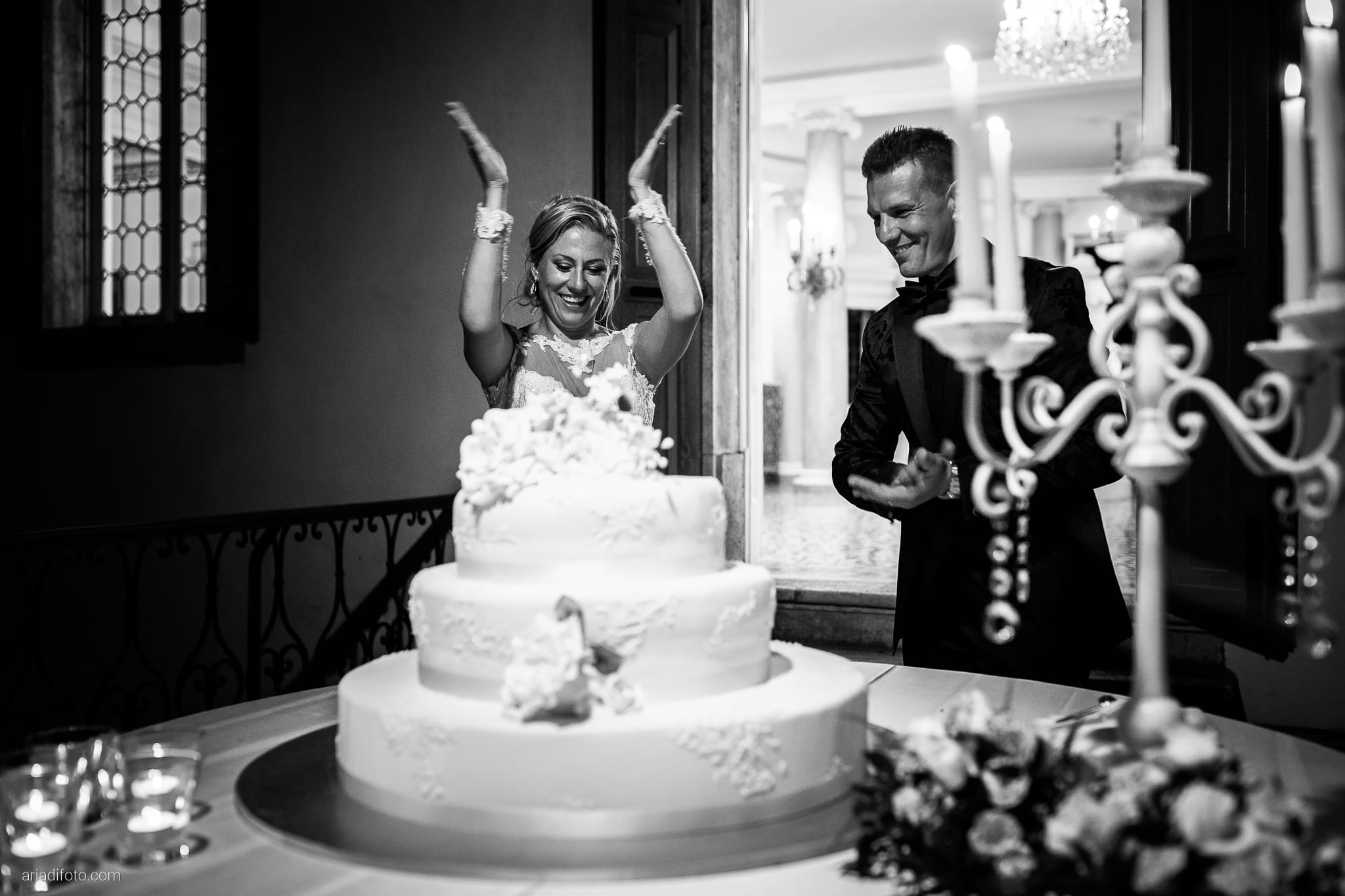Samantha Daniele Matrimonio Elegante Villa Elodia Udine ricevimento taglio della torta