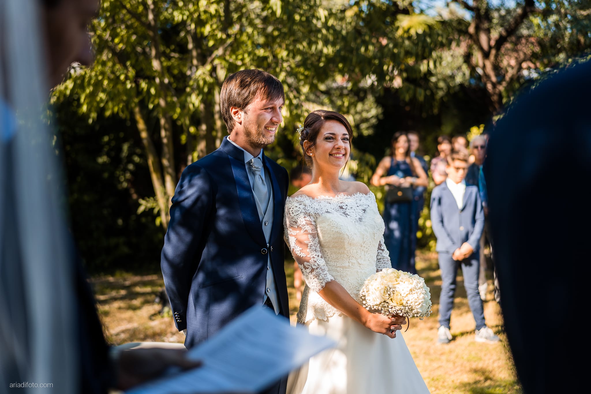 Annalisa Michele Matrimonio all'aperto Gorizia Villa Attems cerimonia simbolica all'aperto sposi