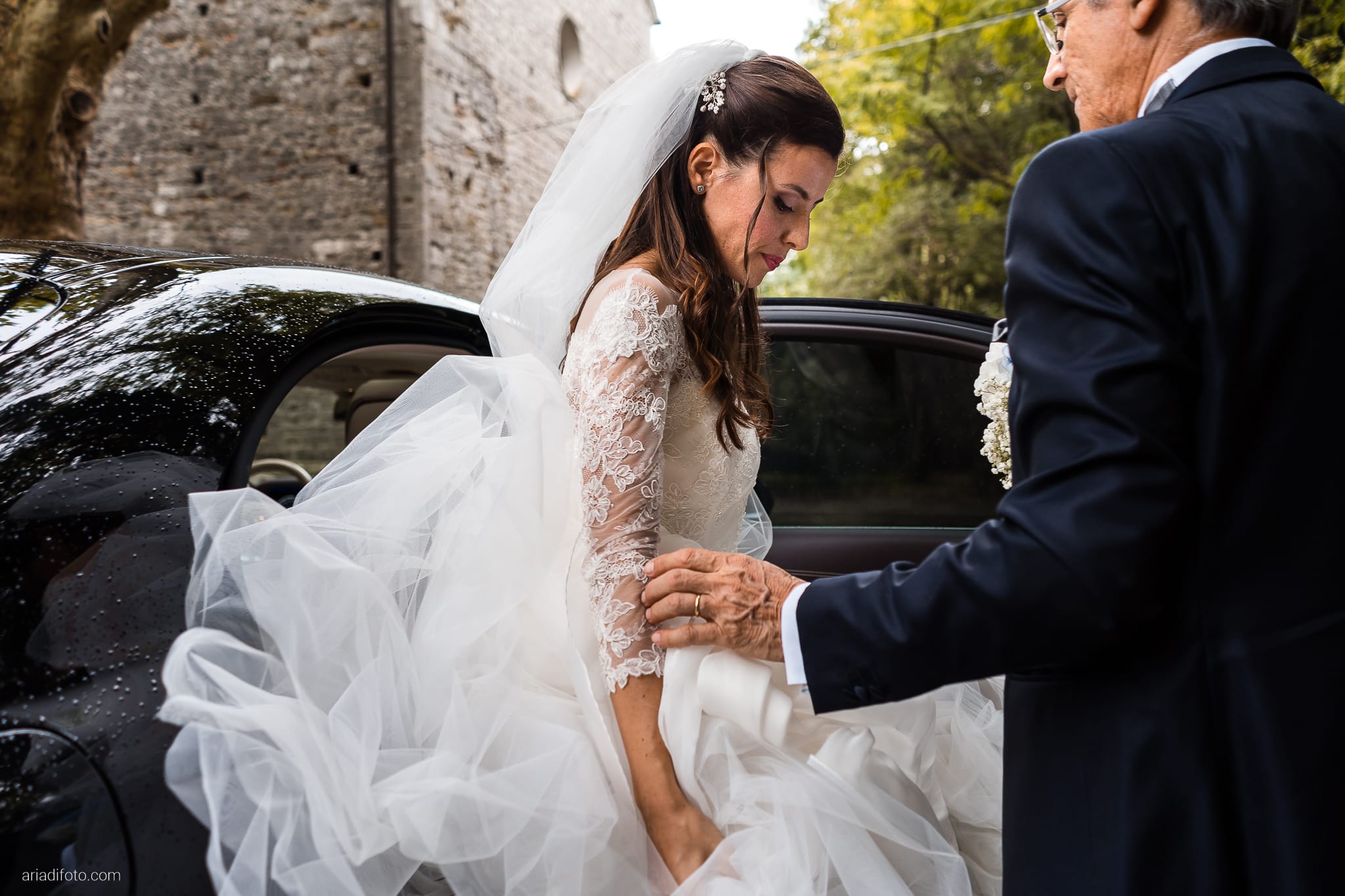 Diana Luca Matrimonio Chiesa San Giovanni in Tuba Duino Villa Chiopris Udine cerimonia cattolica ingresso sposa