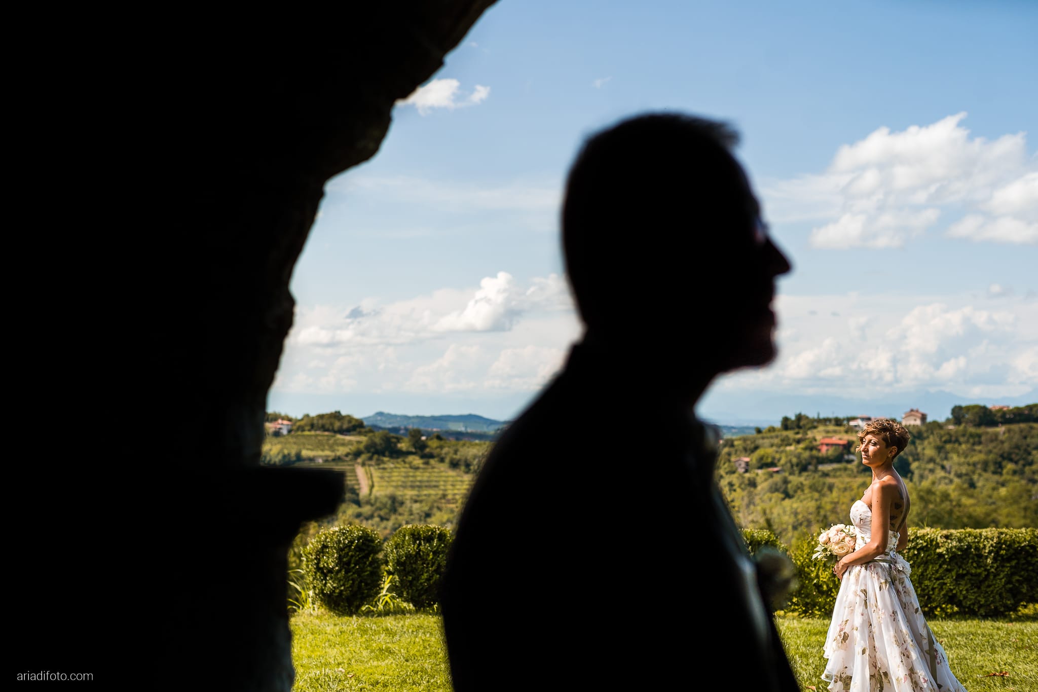 Giulia Davide Matrimonio Collio Gorizia ritratti sposi