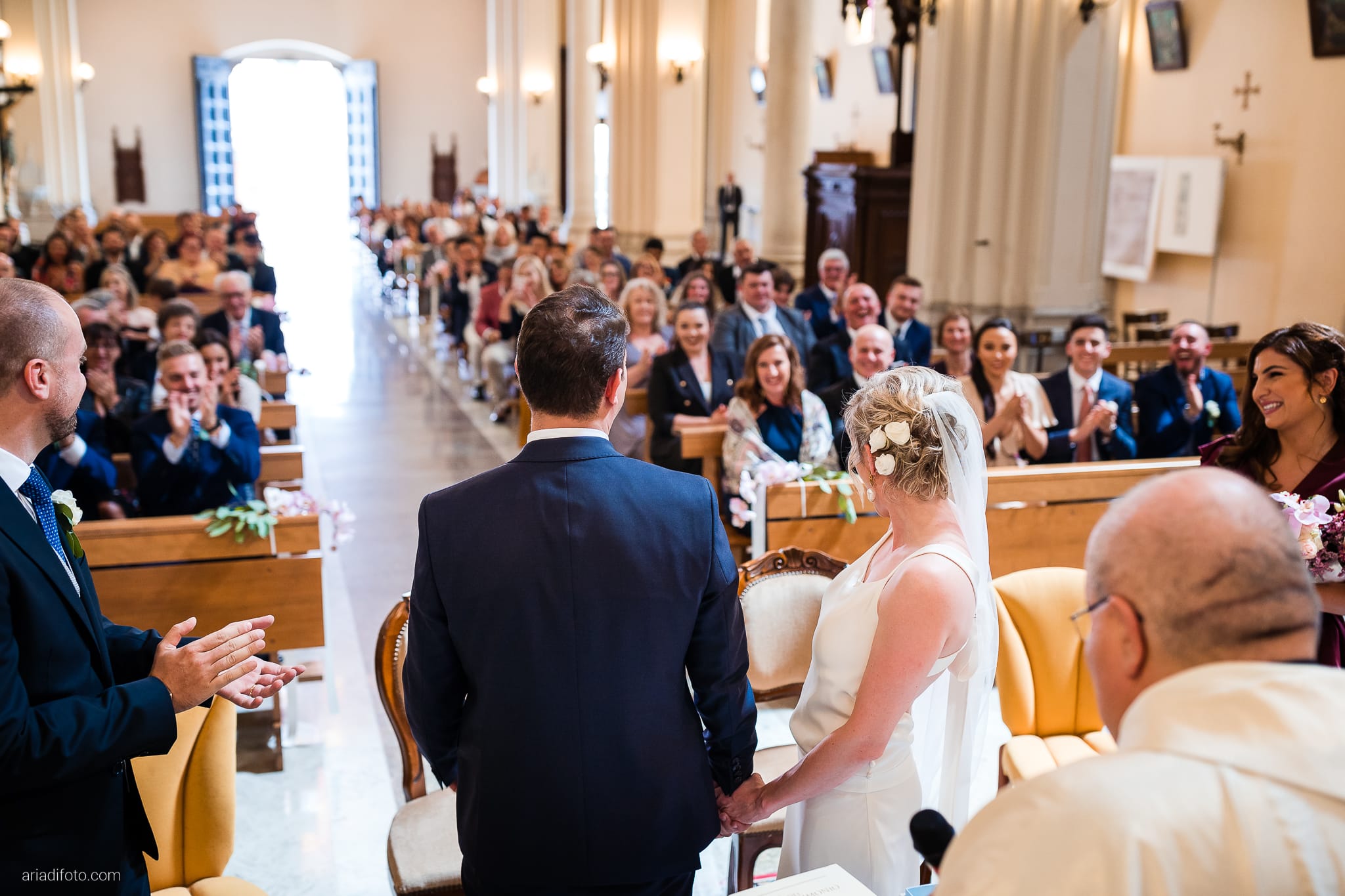 Lauren Michele Matrimonio Destination Wedding Udine cerimonia scambio degli anelli