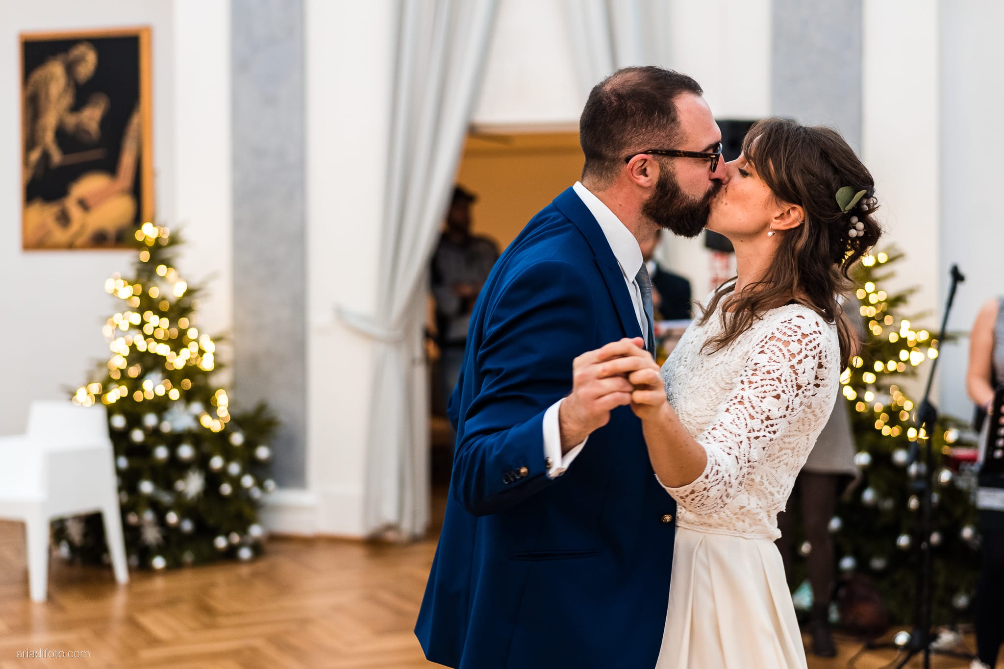 Margherita Giorgio Matrimonio Invernale Sala Piccola Fenice Trieste ricevimento primo ballo sposi