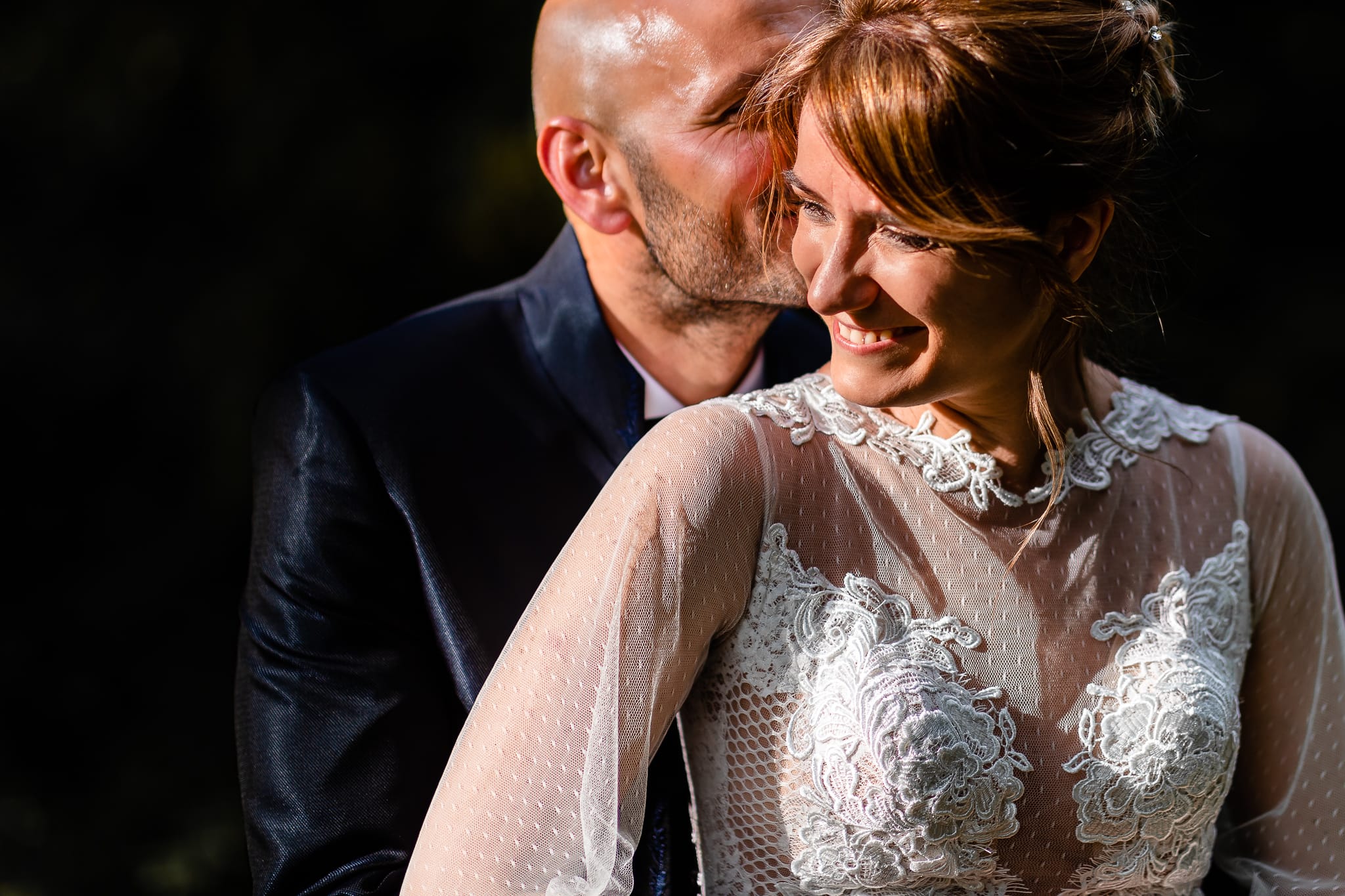 Claudia Luigi Matrimonio Elegante Udine Castello di Buttrio ritratti sposi