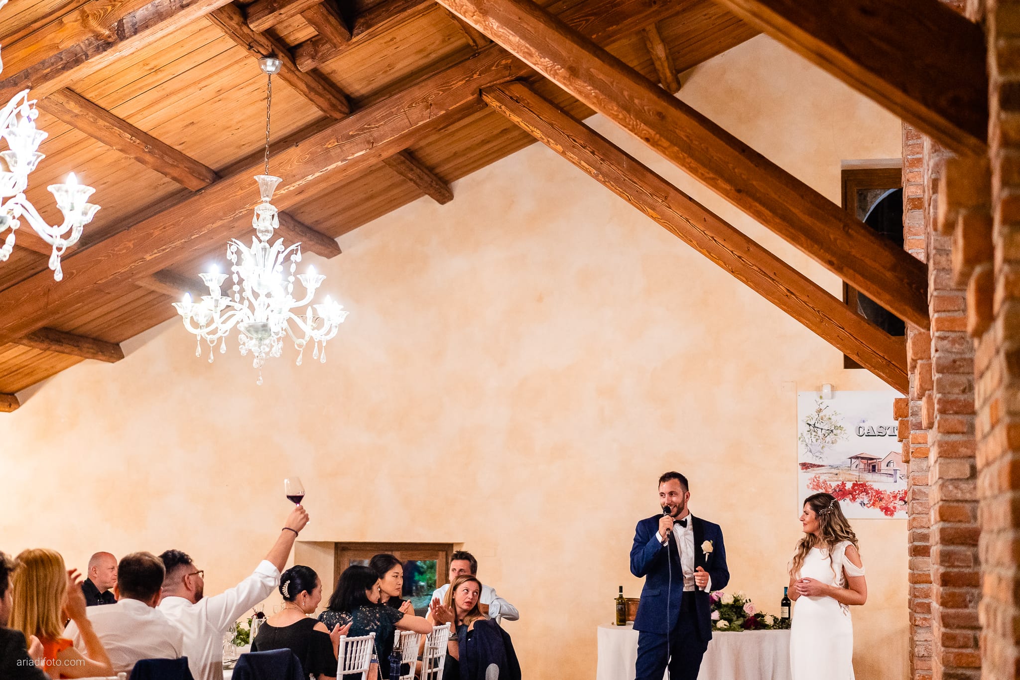 Mariana Nicholas Matrimonio da Sogno a Castelvecchio Sagrado Gorizia ricevimento discorsi sposi