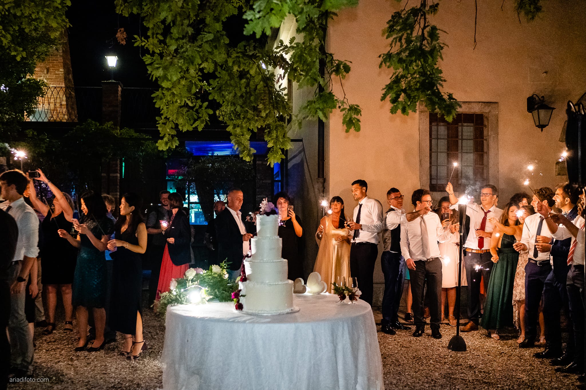 Mariana Nicholas Matrimonio da Sogno a Castelvecchio Sagrado Gorizia ricevimento taglio della torta ospiti