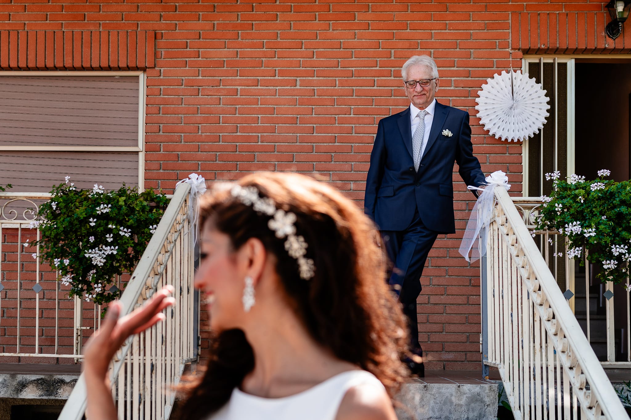 Tania Matteo Matrimonio a Sulmona in Abruzzo preparativi sposa uscita padre