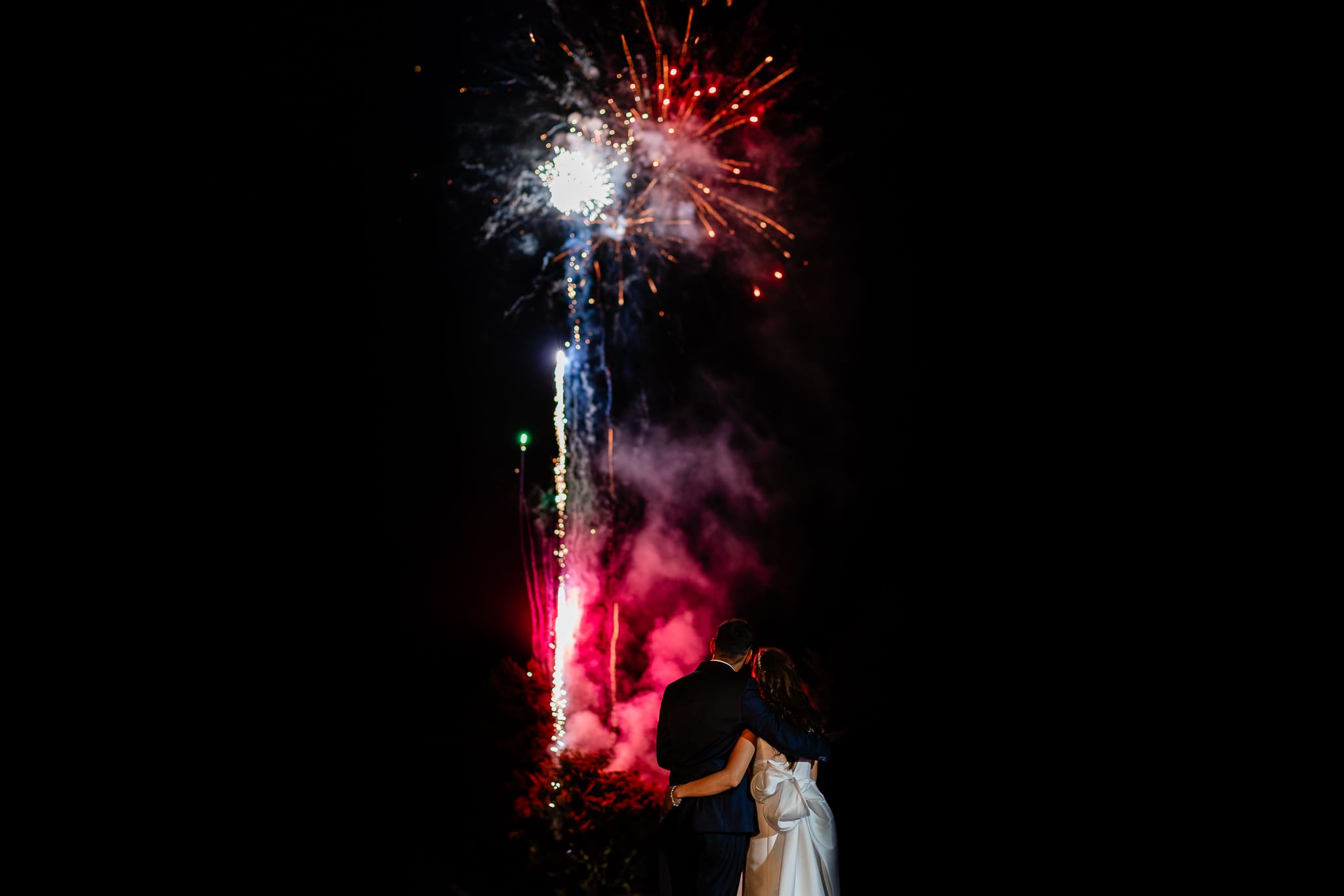 Tania Matteo Matrimonio a Sulmona in Abruzzo ricevimento fuochi artificio