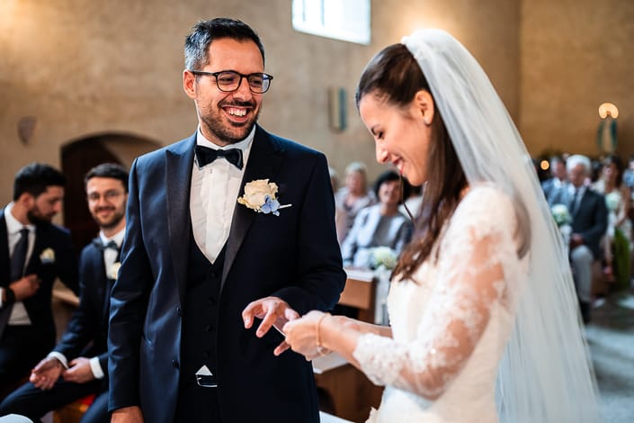 Diana Luca Matrimonio Duino Villa Chiopris Udine cerimonia sorrisi scambio anelli