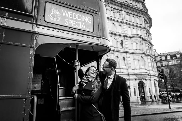 Rachele Martino Prematrimoniale Londra Engagement London UK bus sorrisi wedding special double decker