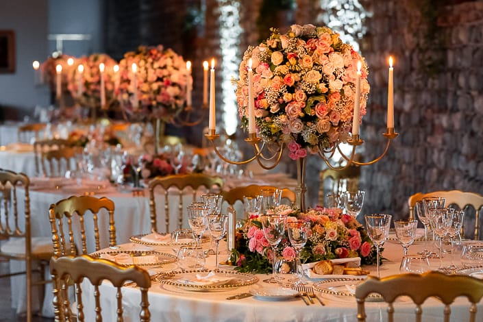 Matrimonio Elegante Villa Elodia Udine ricevimento sala decorazioni eleganti luxury centrotavola allestimenti tableau